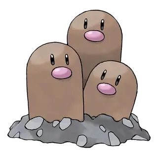 Official art of Dugtrio