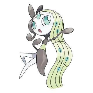 Arte oficial de Meloetta