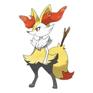 Arte oficial de Braixen