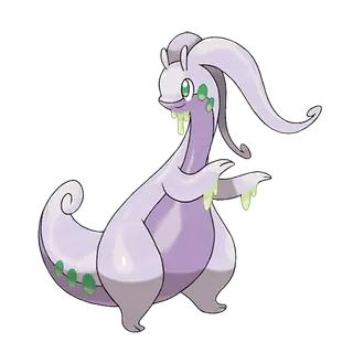 Arte oficial de Goodra