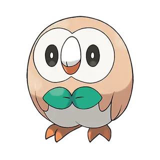 Arte oficial de Rowlet