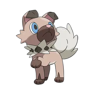 Arte oficial de Rockruff