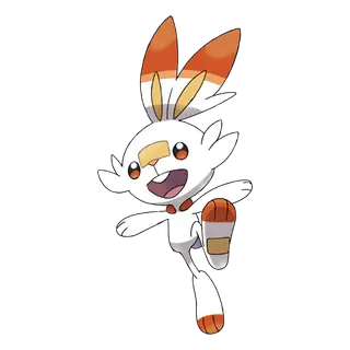 Arte oficial de Scorbunny