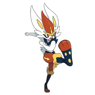 Official art of Cinderace