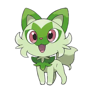 Arte oficial de Sprigatito