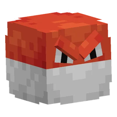 Voltorb, o modelo do Cobblemon