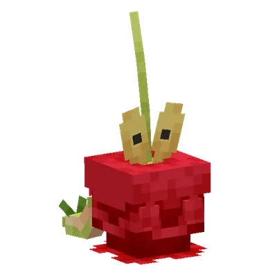 Dipplin, o modelo do Cobblemon
