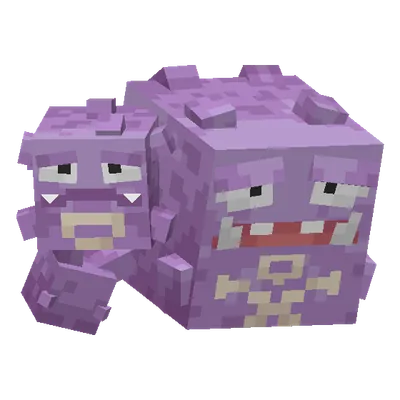 Weezing, o modelo do Cobblemon