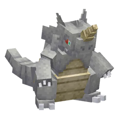 Rhydon, o modelo do Cobblemon