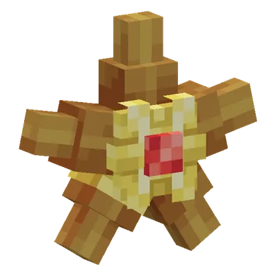 Staryu, o modelo do Cobblemon