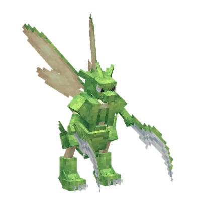Scyther, o modelo do Cobblemon