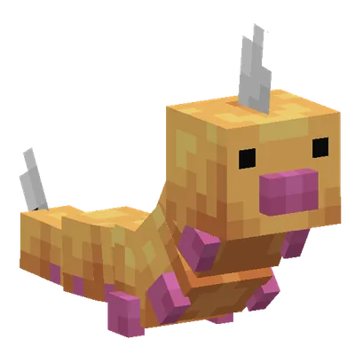 Weedle, o modelo do Cobblemon