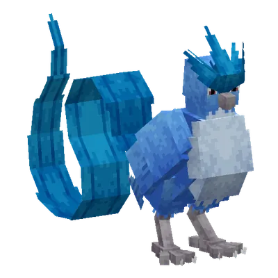 Articuno, o modelo do Cobblemon