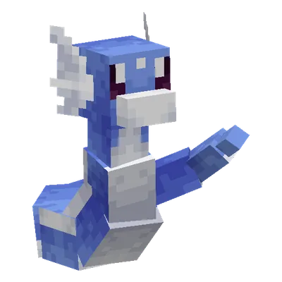 Dratini, o modelo do Cobblemon