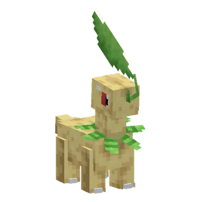 Bayleef, o modelo do Cobblemon