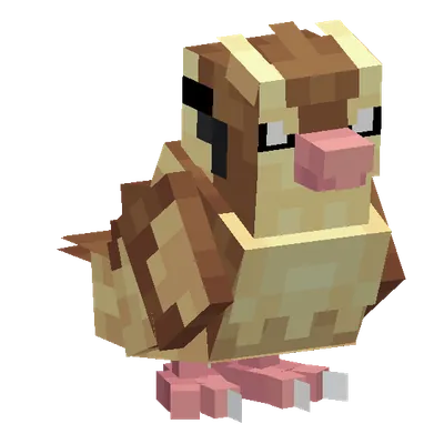 Pidgey, o modelo do Cobblemon