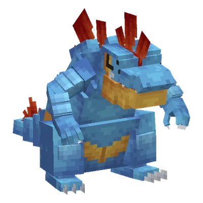 Feraligatr, o modelo do Cobblemon