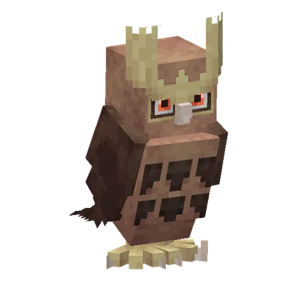 Noctowl, o modelo do Cobblemon