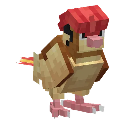 Pidgeotto, o modelo do Cobblemon