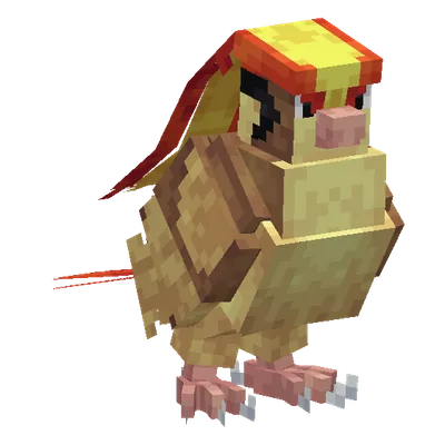 Pidgeot, o modelo do Cobblemon