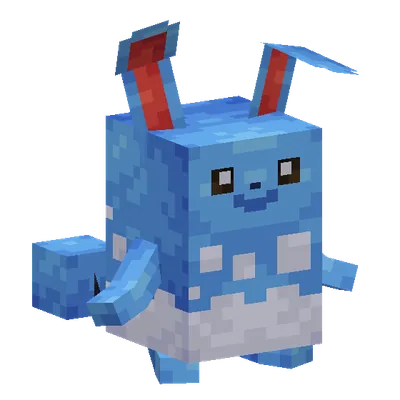 Azumarill, o modelo do Cobblemon