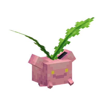 Hoppip, o modelo do Cobblemon