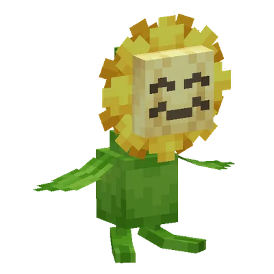 Sunflora, o modelo do Cobblemon