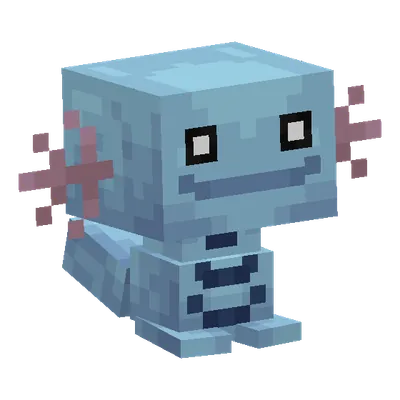 Wooper, o modelo do Cobblemon
