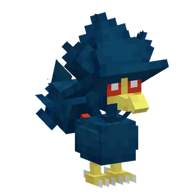 Murkrow, o modelo do Cobblemon
