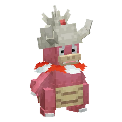 Slowking, o modelo do Cobblemon