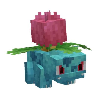 Ivysaur, o modelo do Cobblemon