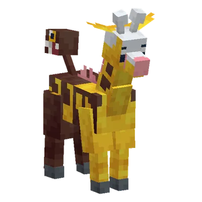 Girafarig, o modelo do Cobblemon