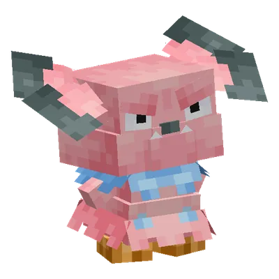 Snubbull, o modelo do Cobblemon