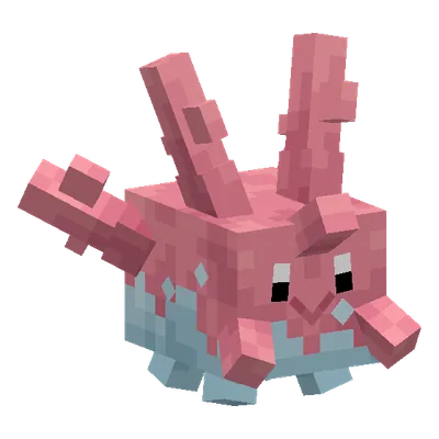 Corsola, o modelo do Cobblemon