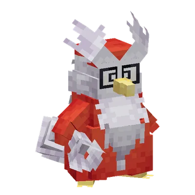 Delibird, o modelo do Cobblemon