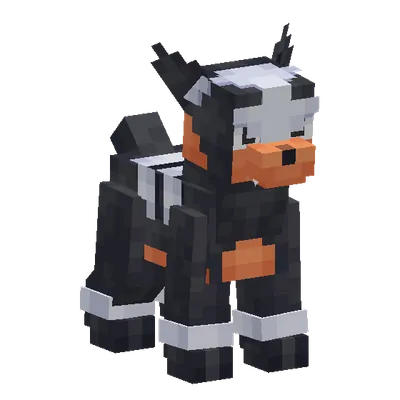 Houndour, o modelo do Cobblemon