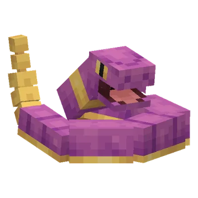 Ekans, o modelo do Cobblemon
