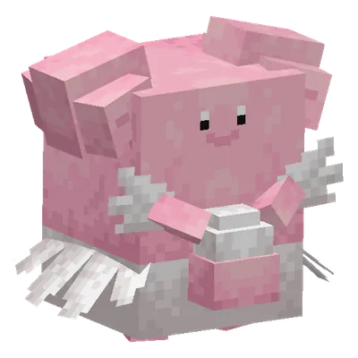 Blissey, o modelo do Cobblemon