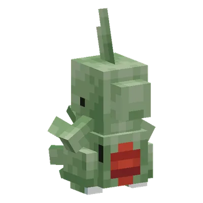 Larvitar, o modelo do Cobblemon
