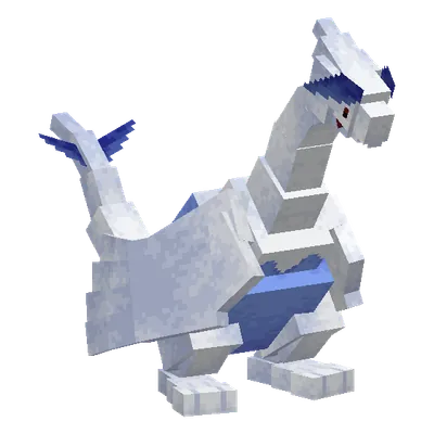 Lugia, o modelo do Cobblemon