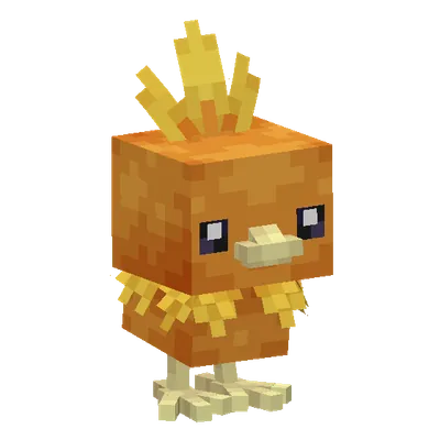 Torchic, o modelo do Cobblemon