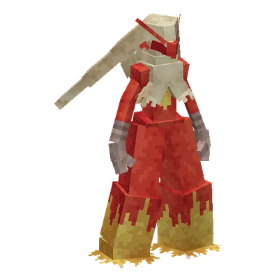 Blaziken, o modelo do Cobblemon