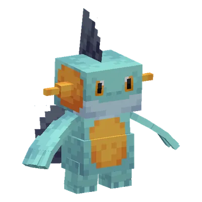 Marshtomp, o modelo do Cobblemon