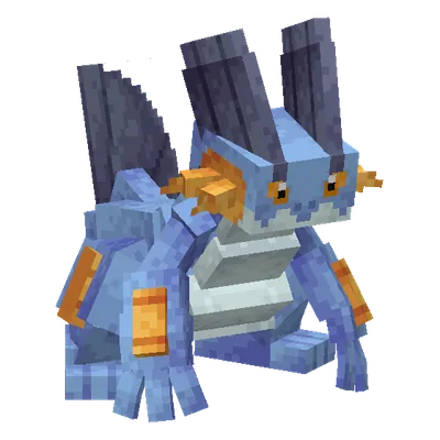 Swampert, o modelo do Cobblemon