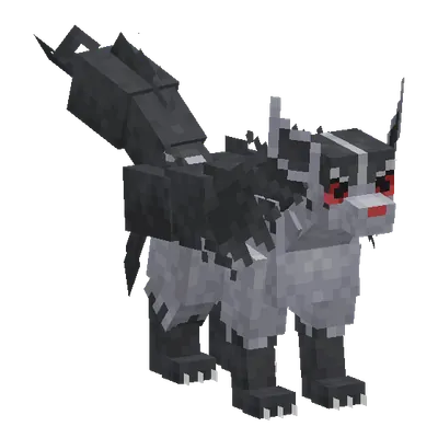 Mightyena, o modelo do Cobblemon