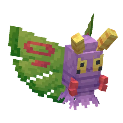 Dustox, o modelo do Cobblemon