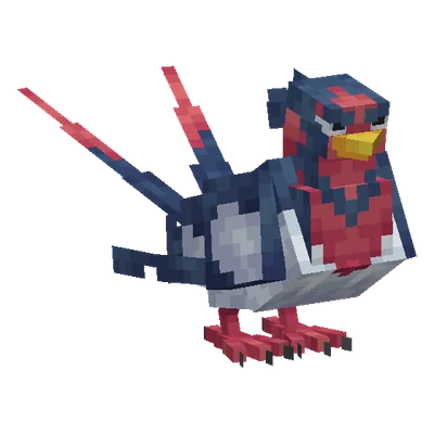 Swellow, o modelo do Cobblemon