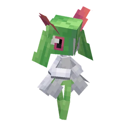Kirlia, o modelo do Cobblemon