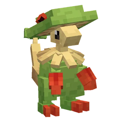 Breloom, o modelo do Cobblemon