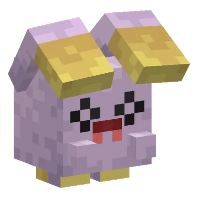 Whismur, o modelo do Cobblemon